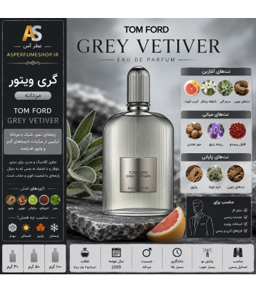 عطر گری ویتور | Tom Ford Grey Vetiver
