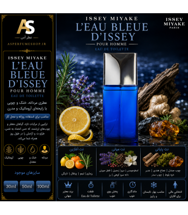 عطر ایسی میاکه بلو مردانه | خرید Issey Miyake L'Eau Bleue d'Issey
